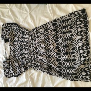 Maurice's Black and White Dress- XL